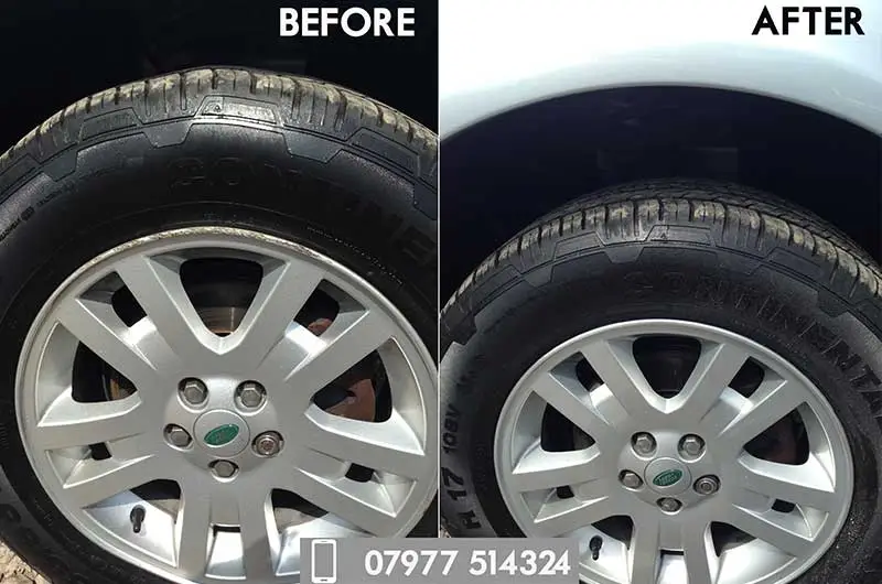 Landrover Alloy wheel refurbishment